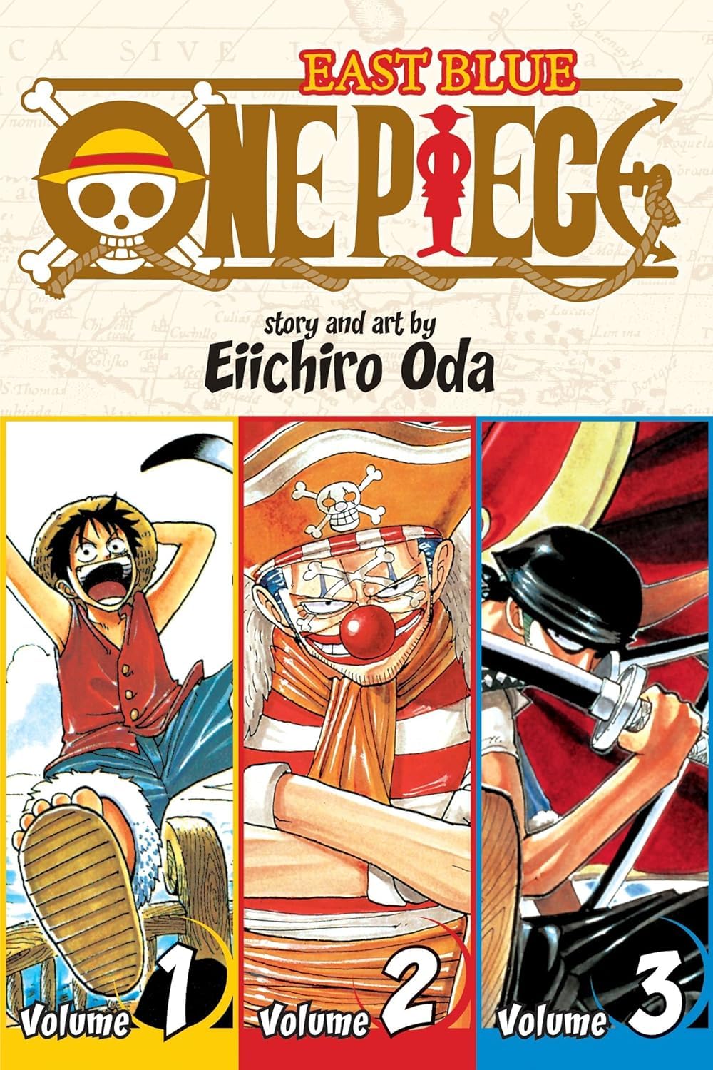 One Piece Manga - 3 In 1 (Volume 1 , 2 & 3)